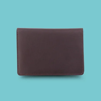 terracotta genuine leather passport holder 1-dhakaleatherexport